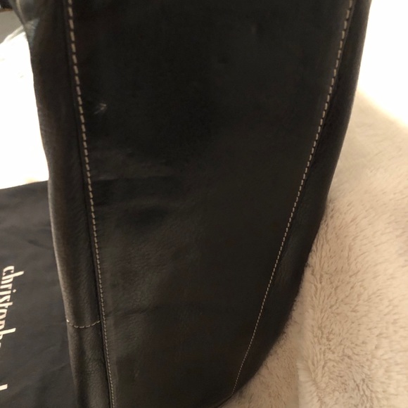 Stellar Chris Kon (Montreal) black satchel in rich Italian grained leather. - Picture 7 of 9